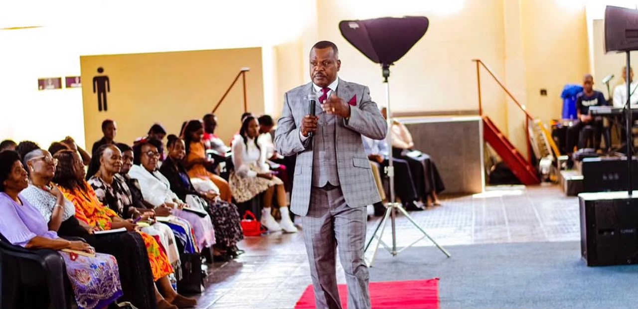 Pastor addressing the congregation